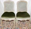 072045 LOUIS XV STYLE CANE BACK SIDE CHAIRS