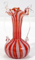 070036 FRATELLI TOSO ITALIAN GLASS VASE H53 W33