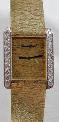 060013 BOUCHE GIRARD GOLD  DIAMOND WRIST WATCH