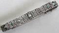 060033 ART DECO 53CT DIAMOND  PLATINUM BRACELET