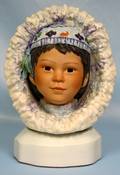 063439 CYBIS BISQUE BUST OF ESKIMO CHILD NANOOK