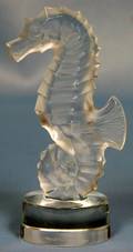063438 LALIQUE CRYSTAL SEA HORSE H3