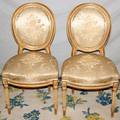 063014 LOUIS XVI STYLE SIDE CHAIRS C1920 FOUR