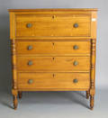 Sheraton cherry chest of drawers