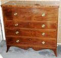 052027 AMER HEPPLEWHITE MAHOGANY CHEST OF DRAWERS