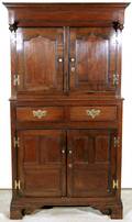 051052 WELSH OAK CUPBOARD 18TH C H715 W37 D21