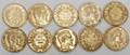 050027 FRENCH 20 FRANC GOLD COINS 1852 THRU 61 10