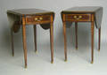 Pair of Federal style pembroke tables by Hickory