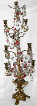 111062 FRENCH GILT METAL CANDLE TREES