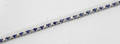 122088 3CT DIAMOND  CEYLON SAPPHIRE TENNIS BRACELET