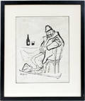 122084 WILLIAM GROPPER INK ON PAPER