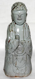 111178 CHINESE CERAMIC PRAYER FIGURE