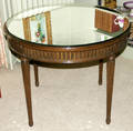 111151 LOUIS XV STYLE WALNUT DINING TABLE
