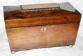 101078 REGENCY ROSEWOOD TEA CADDY