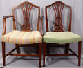 101075 HEPPLEWHITE MAHOGANY DINING CHAIRS
