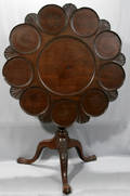 101074 ENGLISH MAHOGANY TILTTOP SUPPER TABLE