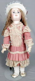 12066 BB MOTHEREAU BISQUE HEAD  MACHE DOLL