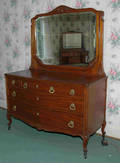 11086 MAHOGANY DRESSER C 1900 H 75 D 24