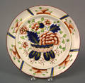 Gaudy Dutch plate 19th c