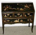 122108 CHINOISERIE STYLE SLANTFRONT DESK W 40 14