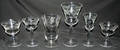 120074 ETCHED CRYSTAL STEMWARE 66 PCS