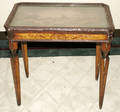 101095 ITALIAN DECORATED WOOD  GESSO TABLE