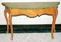 101094 VENETIAN PAINTED WOOD  GESSO CONSOLE