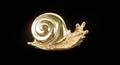 14k Yellow Gold Snail Pin or Brooch