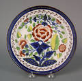 Gaudy Dutch plate 19th c