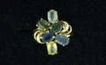 122154 14KT GOLD  FANCY COLORED SAPPHIRE LADYS RING