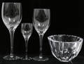 121136 ORREFORS CRYSTAL PRELUDE GOBLETS WINES