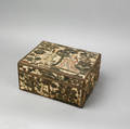 Charles II elaborate needlework casket mid 17th c
