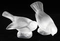 121147 LALIQUE CRYSTAL FIGURES MOINEAU TWO