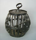 Painted tin birdcage mid 19th c