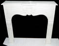 110124 MARBLE FIREPLACE MANTLE SURROUND  HEARTH