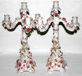 101133 PORCELAIN CONVERTIBLE STYLE CANDELABRAS