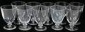 092081 STEUBEN CRYSTAL GOBLETS SET OF ELEVEN H49