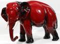092079 ROYAL DOULTON FLAMB PORCELAIN ELEPHANT H13