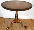 11127 REPRO CHIPPENDALE STYLE MAHOGANY TILTTOP TABLE