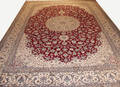 122178 PERSIAN SILK  WOOL RUG 16 5 X 11 3