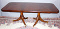 122176 GEORGIAN STYLE MAHOGANY DINING TABLE