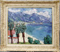 122167 CECIL EVERLEY OIL ON CANVAS CALIF SEASCAPE