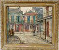 121200 ALBERT WORCESTER OIL ON BOARD FRENCH QUARTER