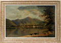 112085 M LIVINGSTON OIL ON CANVAS GARE LOCH HEAD