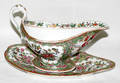 111268 CHINESE ROSE MEDALLION PORCELAIN SAUCE BOAT