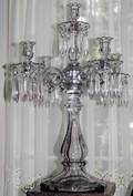 102183 FOSTORIA CRYSTAL FIVELIGHT CANDELABRA
