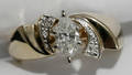 090087 GOLD  DIAMOND ENGAGEMENT  WEDDING RINGS