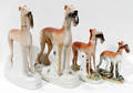10149 STAFFORDSHIRE DOGS FOUR PIECES
