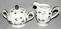 10131 BAYREUTH PORCELAIN TEAPOT CREAMER SUGAR ETC