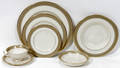 121240 LENOX PORCELAIN DINNER SERVICE 12 GREENFIELD